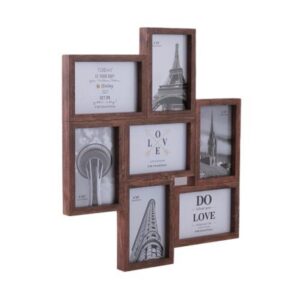 Rustic Farmhouse Wall Collage Photo Vintage Style Wood Frames Photo Albums Accessories Home Decor