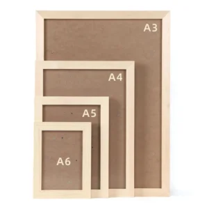 Rustic Pine Wood Customized Logo UV Printed Digital Printing Solid Moulding Classical Display Decorative Photo Frame