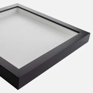 Shadow Box Frame in Modern Black