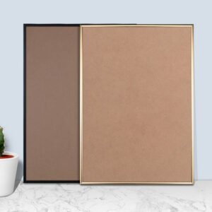 Simple A4 Metal Poster Certificate Photo Frame Aluminium Alloy Matte Black Frame Processing Custom Size