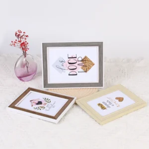 Simple Classic Design Handmade Plastic Photo Frame for Wedding Decoration Supply