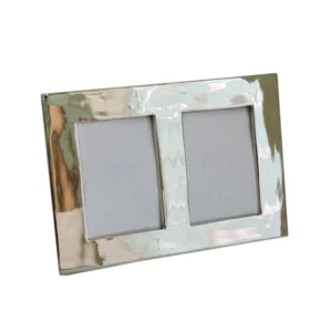 Simple Decent Nickel Plated Silver Metal Rectangular Photo Frame Stylish Eco Friendly Durable Home & Official Use Decorative