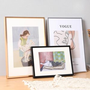 Simple Modern Design Super Narrow 0.34” Wall Mounting Aluminum Picture Poster Frame