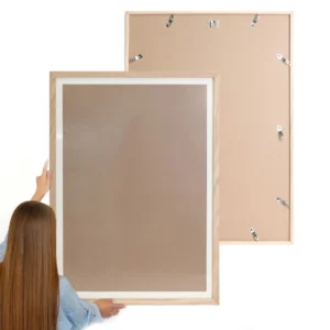 Simple Modern Large A1 Photo Frame Oak Solid HardWood Picture Frames Wall Hanging Hotel Living Room Decor