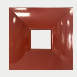 Simple Modern Stylish Solid Pine Wood Picture Photo Frames Moulding Custom Red Glossy Wall Hanging Customizable Length