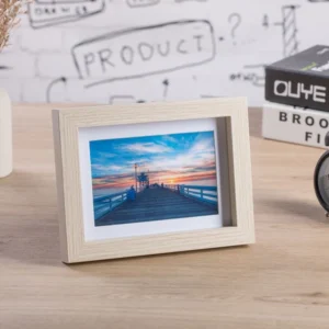 Simple Style Wood Tone MDF Picture Frame Low Price Desktop Gallery Wall Photo Home Decoration Frame