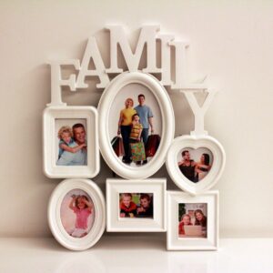 Small Family Letter Connected Photo Frame Set Classic Wall Hanging Picture Collage for Wedding Photo Studio