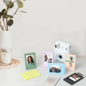 Small Tabletop Picture Frame with Clear Protective Film Photo Frames 2×3 Mini Photo Frame for Instax Camera Film