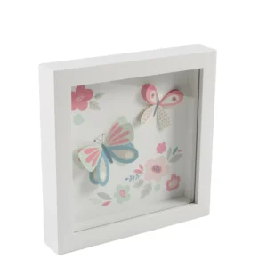 Sofine Best Quality Custom Home Decoration Wall Art 3D Butterfly Wooden Shadow Box Frame