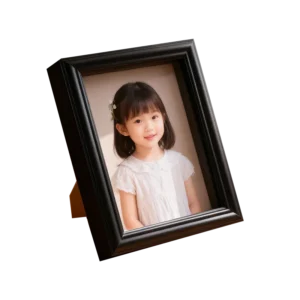 Solid Hollow Wooden UV Printed Durable Modern Photo Frame 6 8 Inches for Wedding Photos