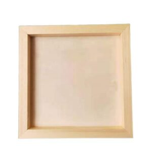 Solid Wood High Definition Glass Photo Frame Display Wall Mount or Tabletop for Home Decor and Christmas Festivities