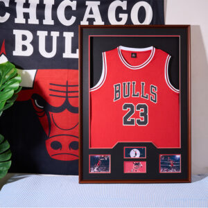 Solid Wood Picture Frame Jersey Framed Photo Frame Wall Hanging Creative Football Jersey Collection Display Frame