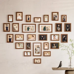 Solid Wood Picture Frame Personalised Photo Wall Gallery for Home Desktop Modern Style Wall Decoration