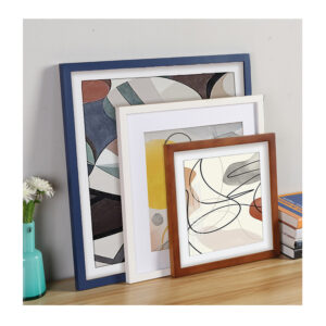 Solid Wood Square Photo Frame Hanging on the Wall Calligraphy Chinese Painting Framing