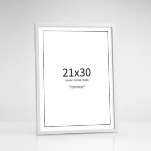 Solid Wooden Photo Frame Multi Size A1 A3 A4 A5 4×6 5×7 8×10 11×14 16×20 Black White Poster Frame