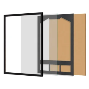 Sport Jersey Display Frame Case With Mat Wood Shadow Box with for Football Baseball Soccer Shirt