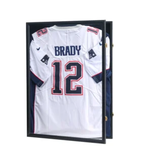 Sports Jersey Display Case Custom Deluxe Lockable 98% UV Protection Clear Acrylic Baseball Football NBA Soccer