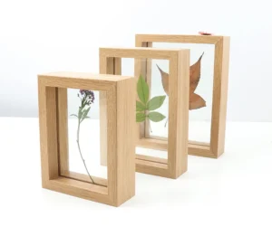 Square A4 Paper Diy Photo Frame Double sided Glass Picture Frame Set Plant Dried Flower Leaf Specimen Frame