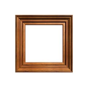Square Wooden Photo Frame in Natural Finished Perfect for Family Photos and Gift Packaging