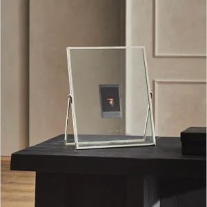 Stainless Steel Double Glass Photo Frame with Customized Size and Designs
