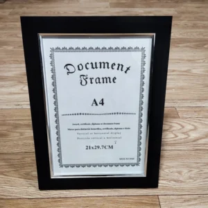 Stock Custom New Design Calssical Marcos De Fotos Certificate Photo Frame A4
