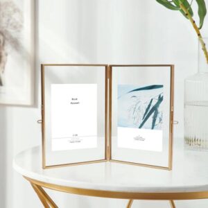 Stylish metal photo frame for modern office decor perfect gift for weddings birthdays anniversaries and desk display
