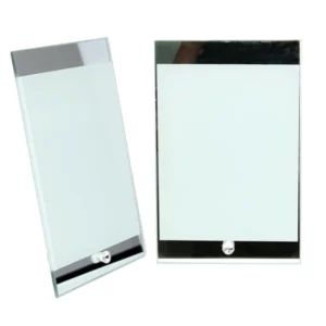 Sublimation Mirror Edge Glass Photo Frame 15*23cm
