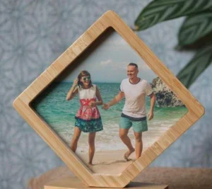 Superior Quality Wooden Photo Display Frame Rectangle Shape Wall Hanging and Tabletop Elegant Picture Frame for Home Decor