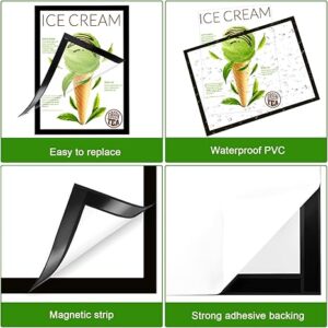 Supermarket A3 A4 A5 Magnetic Sign Holder Poster Frame Portable Waterproof Lightweight Display