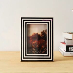Sustainable MDF & Resin Inlay Wall Frame Photo Frame for Home Office Wall Hanging by BLATANT EXPORTS