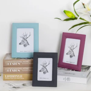 Tabletop Colorful Matte Ceramic Photo Frames Wall Mount Display Family Friends Wedding Gift Home Decor