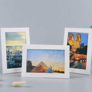 Tabletop Decoration Landscape Paper Photo Frame Standing Friends Animal Family Memory Cardboard Photo Frame