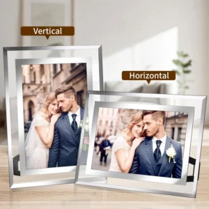 Tabletop Glass Photo Frame Honor Certificate Picture Frame Glass 4X6 5X7 6X8 A4 Transparent Crystal Photo Frame