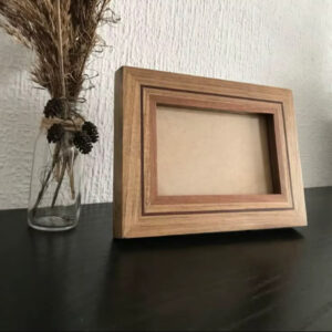 Tabletop Wood Picture Frame For Home Office Decoration Portrait Photo Holder Desktop Standing Timber Case Rectangular Border