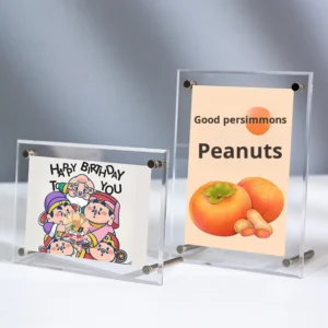 Transparent Acrylic Photo Frame & CD Idol Card Display Stand Desktop Authorization Letter Display Stand Frames Product