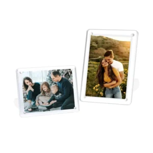 Transparent Acrylic Photo Frame Clear Modern Desktop Picture Frame Lightweight Decorative Display Photo Frame