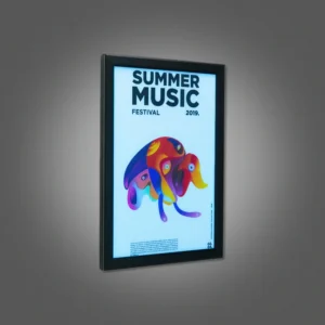 Tulundo 27×40 Led Snap Poster Frame Rgb Light Box Light Eco Friendly Remote Control Can Be Customized for Store Restaurant Use