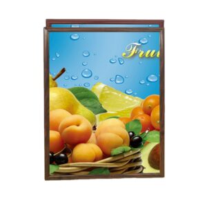 Ultra Thin Rectangle Aluminum Alloy Photo Frame Custom Size Modern Style Advertising Display Board Poster Wall Frame Indoor Use