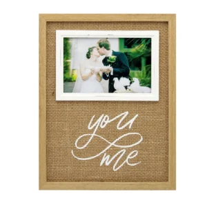 Unique Design Wooden Memorial Single Photo Frame Customized Size for Wedding Photos