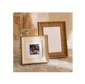 Unique Frame Solid Wood Photo Frame Portrait Photo Frames Album Use Customize Size Desktop Decoration Square Picture