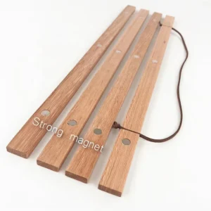 Versatile Polished Magnetic Wooden Poster Hanger Frames with Customizable Options for Canvas Paper Wall Art & Home Decoration