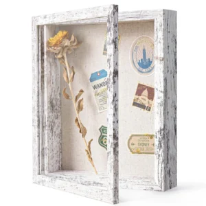 Vintage Cross border Shadow Box Wall mounted Dried Flower Specimen Photo Frame with Desktop Display None Material