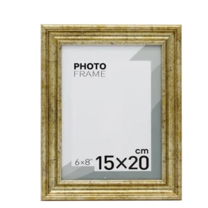 Vintage Gold Decorative PS Plastic Material Wedding Photo Picture Frame