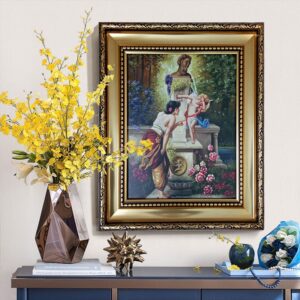 Vintage Gold Ornate Picture Frame 4×6 5×7 8×10 Inch Retro Plastic Photo Frame Artworks Wall & Desktop Display
