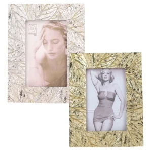 Vintage Gold Resin Photo Frame Picture Holder Tabletop and Wall Hanging Home Decor