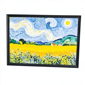 Wall Art Light Box Poster Frame Aluminum Alloy Rectangle UV Printed Durable Eco Friendly Living Room Decor Acrylic Poster A2