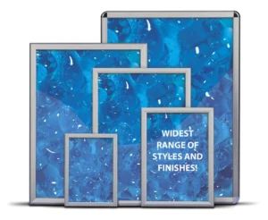 Wall Mounted Customized Size Aluminum Picture Frame Sign Frame Snap Poster Frame