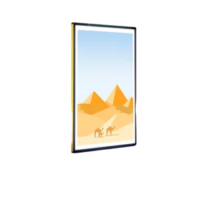 Wall Mounted Ultra Thin Aluminum Rectangle LED Light Box A1 A2 A3 A4 Advertising Tempered Glass Lightbox