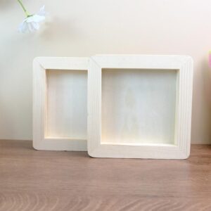Walnut Floating Frame Double Sided Picture Frame Wood Frame for Pressed Flowers Photos Certificates