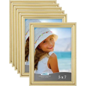 Wedding Desk Home Decorate Picture Frame PS Plastic 5X7 Small Photo Frame